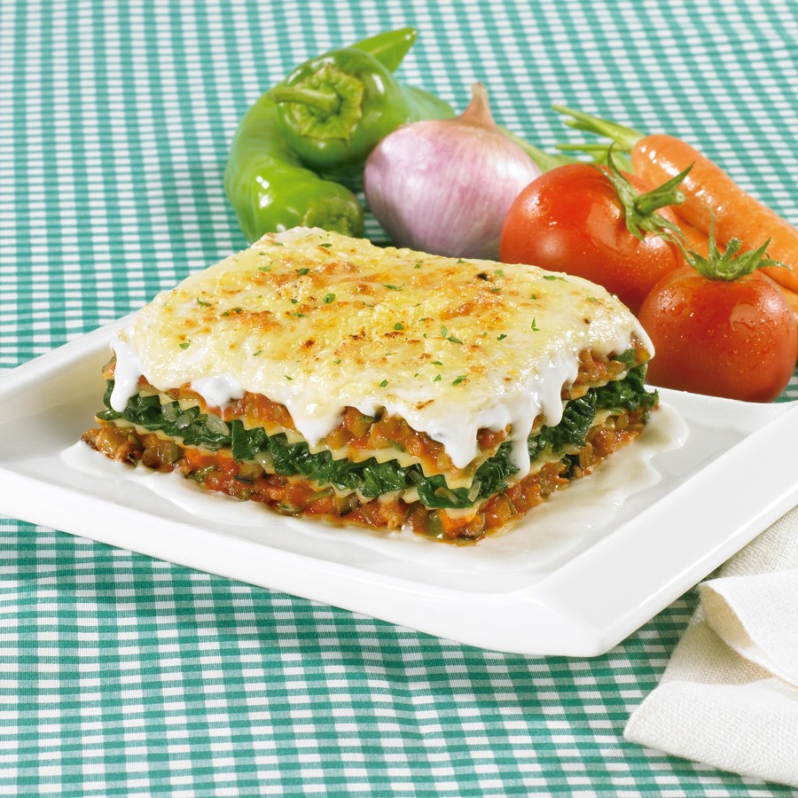 Lasaña Vegetal  Bxml 12ux300gr BND.Priela(PR)